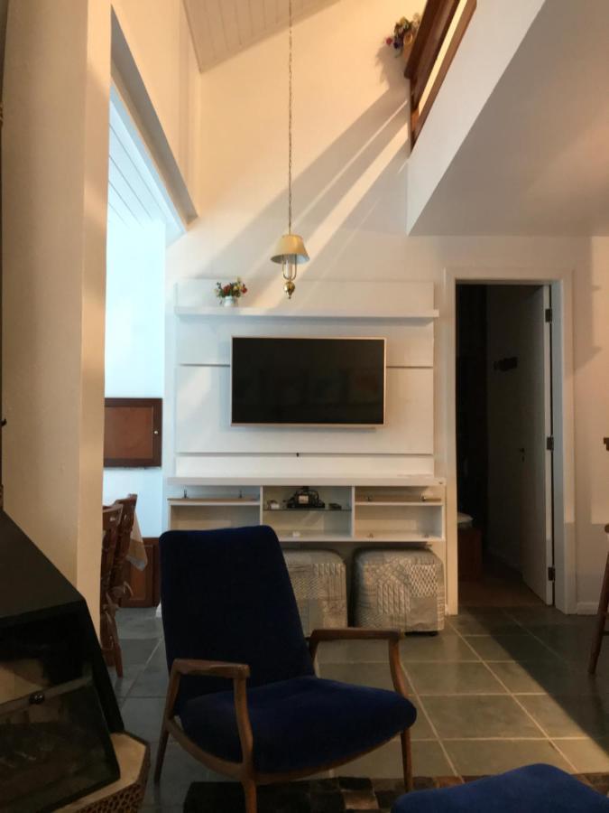 Aconchegante Duplex Para 6 Pessoas Gramado Bagian luar foto